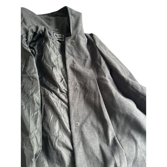 Rothschild Grey Girls 14 Jacket Rose Button Detail Hooded With pockets - Picture 6 of 7